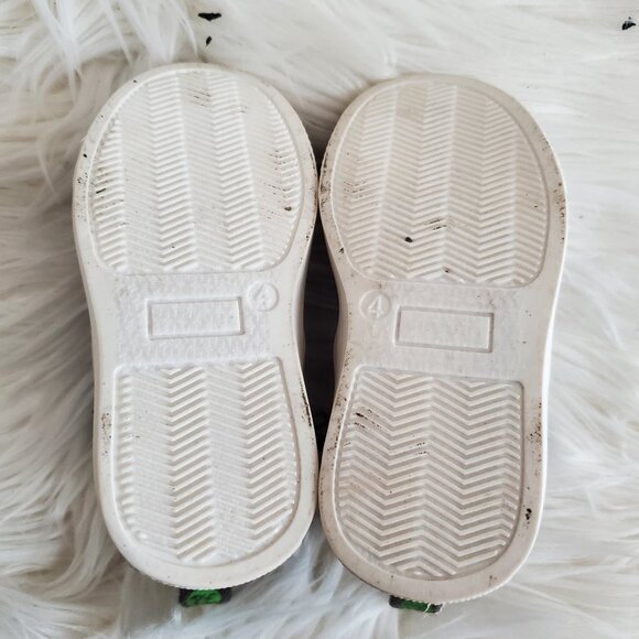 First Steps Toddler Gray High Top Suede Shoes SZ 4 - Picture 9 of 9